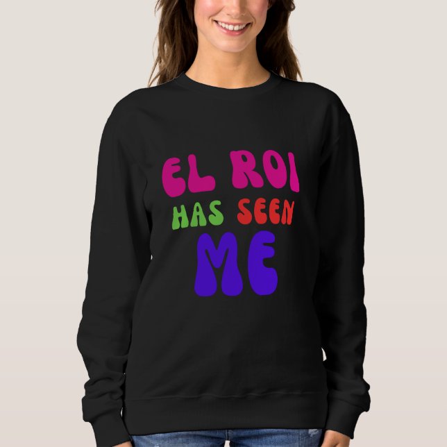 Sweatshirt El Roi M'A Vu - NSPPD prière du matin (Devant)