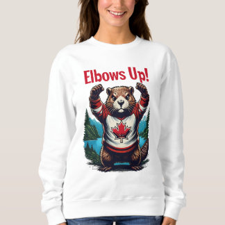 Sweatshirt Elbows Up Canada