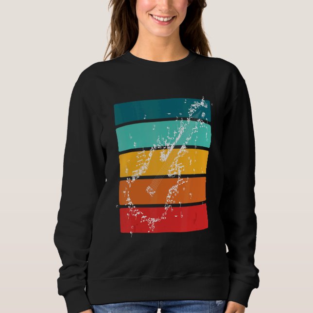 Sweatshirt Electric Guitar Musical Artist Guitarist Player St (Devant)