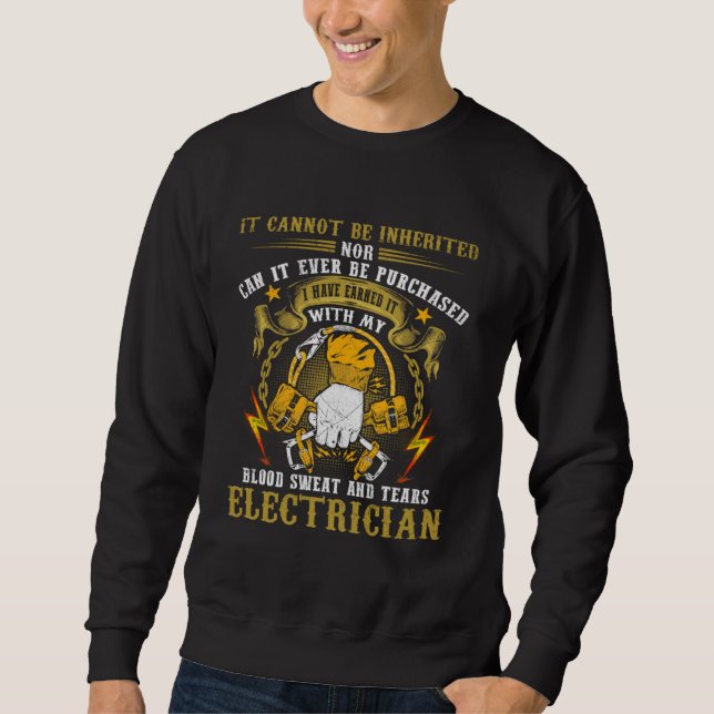 Sweatshirt Electrician x Great Union Meme (Devant)