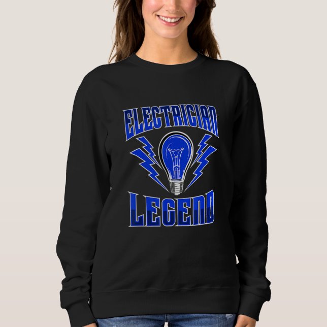 Sweatshirt Électricien Circuits de Tension Artisan (Devant)