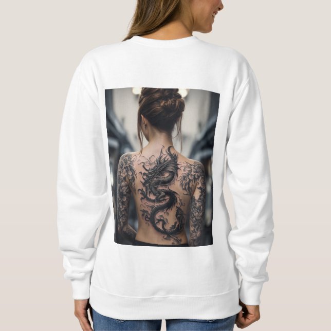 Sweatshirt Élégance intemporelle : Premium Women's Tee (Dos)