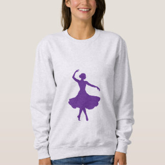 Sweatshirt Elegant Ballerina Silhouette Ballet Dancer