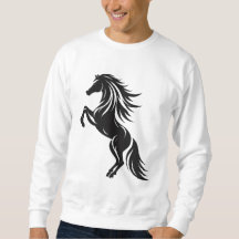 Elégant Cheval d'élevage Silhouette Design