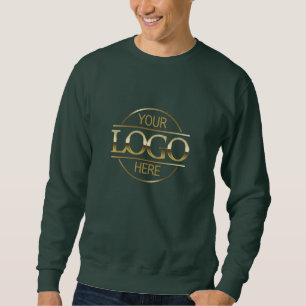 Sweatshirt Élégant Personnel D'Affaires Simple Marque Vert Fo