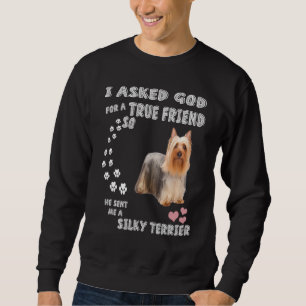 Sweatshirt Élégant Petit Chien Maman Papa, Mignonne Australie