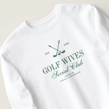 Élégant Script Golf Wives Social Club Personnalisé