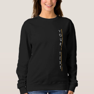 Sweatshirt Élégante Modèle moderne femme Noir de base