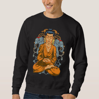 Sweatshirt Élément zen bouddhiste de yoga spirituel méditatio