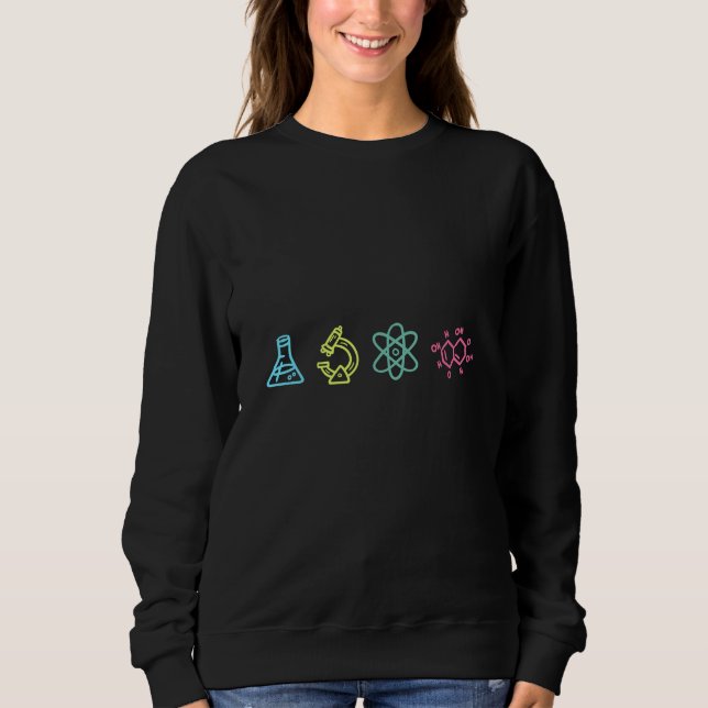 Sweatshirt Éléments de science (Devant)