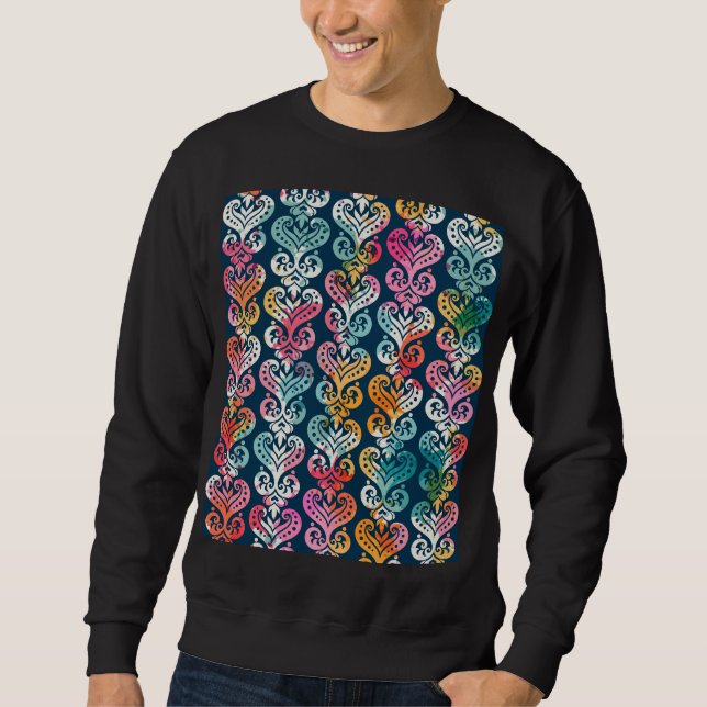 Sweatshirt Éléments décoratifs, design motif polyvalent. (Devant)