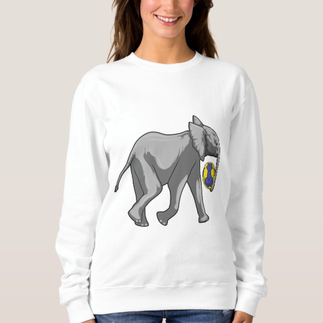 Sweatshirt Elephant à Handball Sports (Devant)