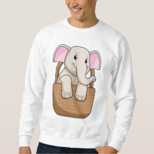 Sweatshirt Éléphant avec panier