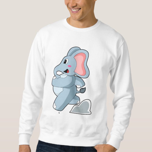 Sweatshirt Eléphant coureur (Devant)