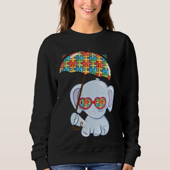 Sweatshirt Elephant Mom Autism Child Awareness Choose Kindnes (Devant)