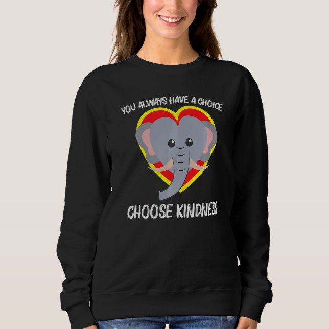 Sweatshirt Elephant Pour Hommes Femmes Plus Grand Cirque Zoo  (Devant)