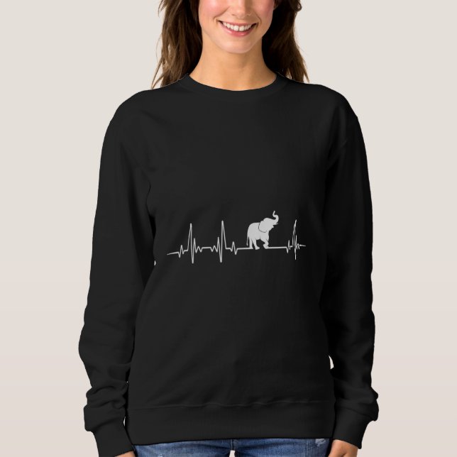 Sweatshirt Éléphant Sauve Les Animaux (Devant)