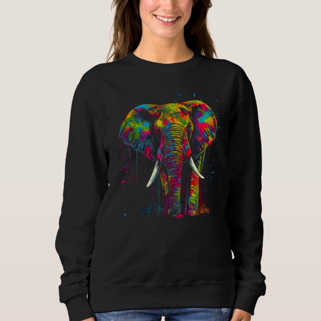 Sweatshirt Elephant Spray (Devant)