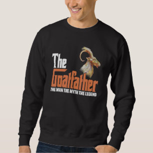 Sweatshirt Élevage de chèvres Animal Agriculteur Papa chèvre 