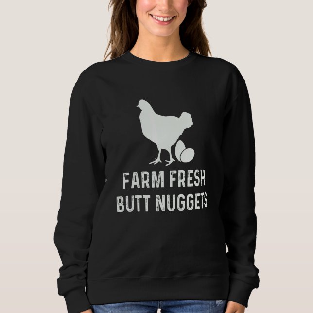 Sweatshirt Élevage de noix de cou frais, Éleveur de poulet, O (Devant)