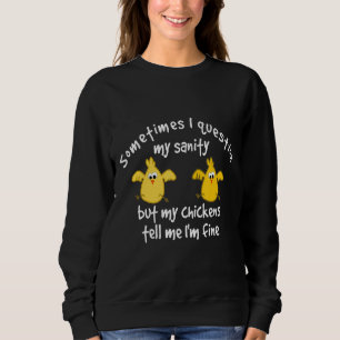 Sweatshirt Élevage de poulets Animaux de ferme de poulets Éle