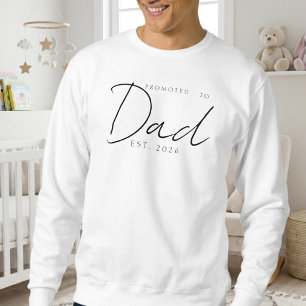 Sweatshirt Élevé au rang de papa - Conception de script famil