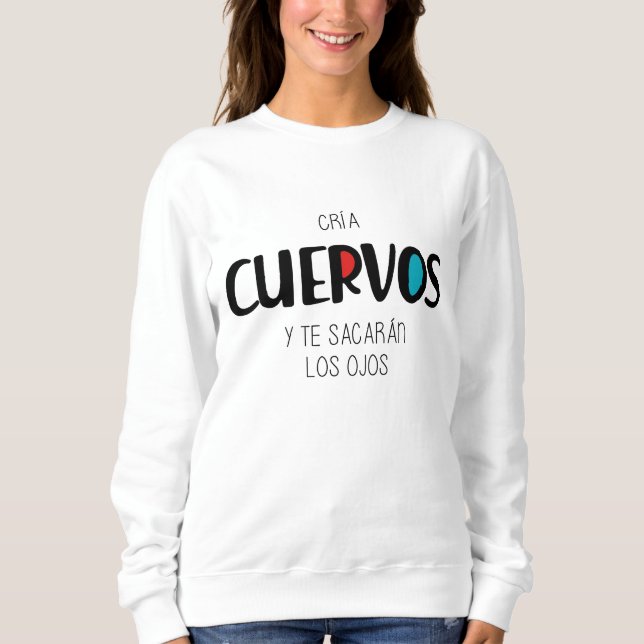 Sweatshirt Élève des corbeaux (Devant)