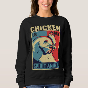 Sweatshirt Éleveur de poulets Chuchotement de poulet Ferme An