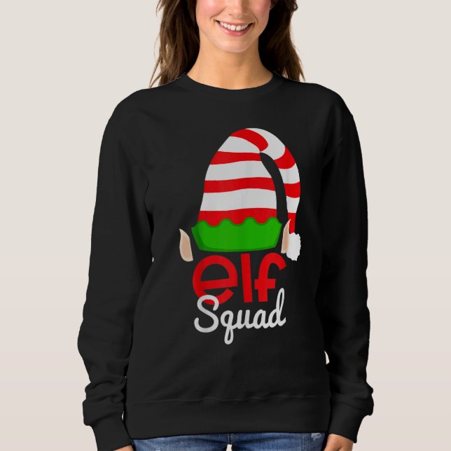 Sweatshirt Elf Squad Christmas Matching Family Xmas Toddler B (Devant)