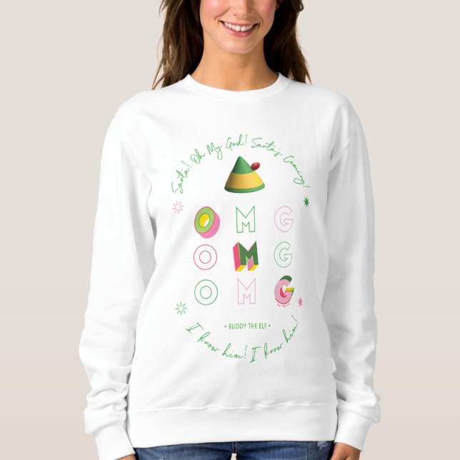 Sweatshirt Elf the Movie | Santa OMG (Devant)