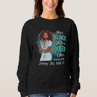 Sweatshirt Elle est Noire Elle est une Reine Elle est Assista