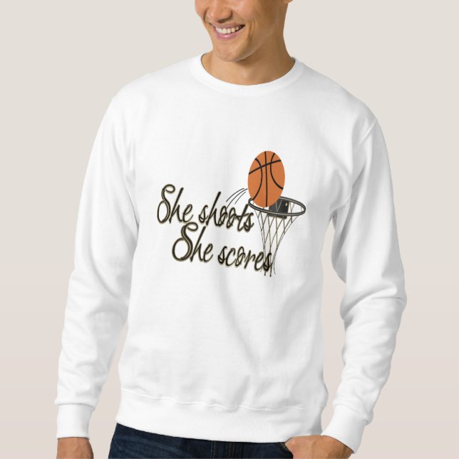 Sweatshirt Elle la tire… marque (Devant)