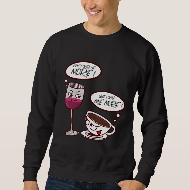 Sweatshirt Elle M'Aime Plus De Vin 73 (Devant)