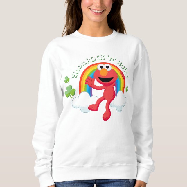 Sweatshirt Elmo | Arc en arc-en-ciel shamrock 'n' (Devant)
