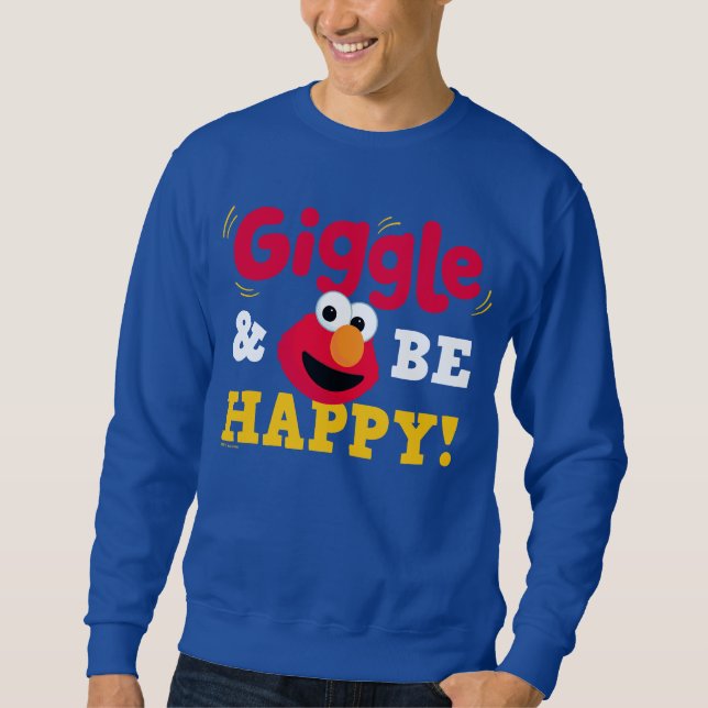 Sweatshirt Elmo Rire et être Heureux (Devant)