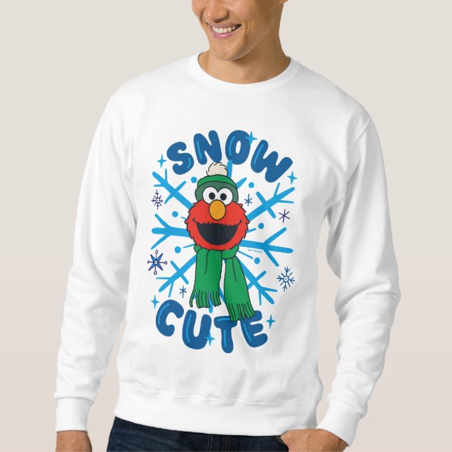 Sweatshirt Elmo Snow Cute (Devant)