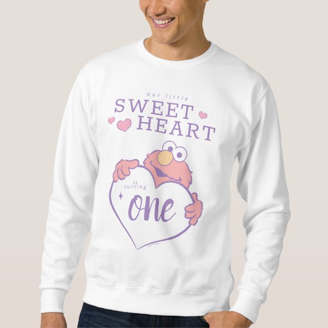 Sweatshirt Elmo Sweetheart Birthday (Devant)