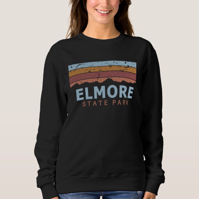 Sweatshirt Elmore State Park Vermont Retro Cool (Devant)