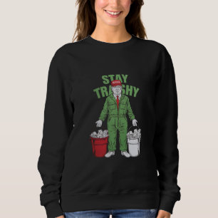 Sweatshirt Éluis Trump Éboueur Reste Déchets 2024 Élection