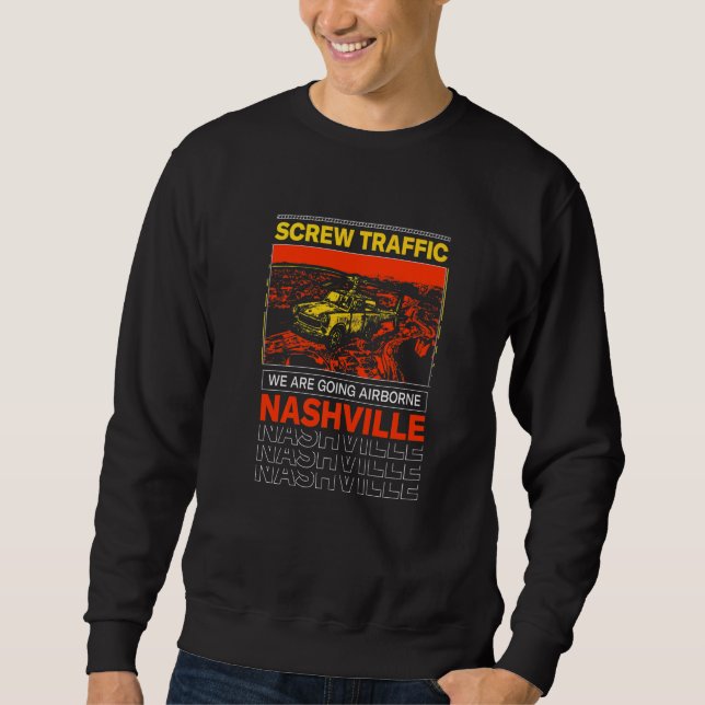 Sweatshirt Embouteillage de Nashville (Devant)