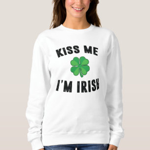 Sweatshirt Embrasse-moi, je suis irlandais