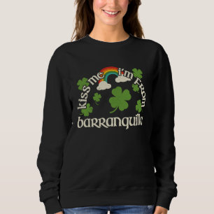 Sweatshirt Embrasse-moi Shamrock  Cité St Patrick's Day Barra