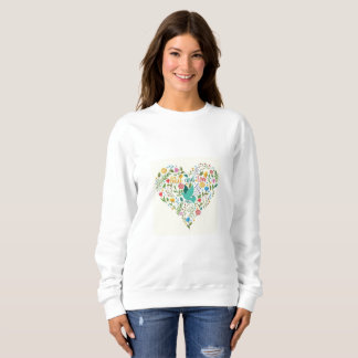 Sweatshirt Embrasser l'harmonie : Pièce et T-shirt d'amour