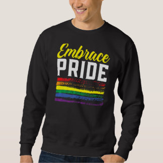 Sweatshirt Embrasser Pride Lgbtq Égalité des sexes Rainbow Pr