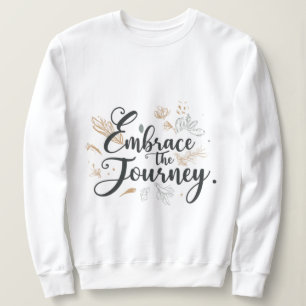Sweatshirt Embrassez la typographie du voyage