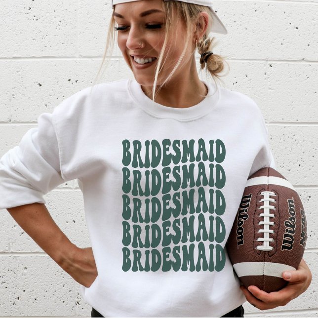Sweatshirt Émeraude Émeraude Coutume de la mariée (Créateur téléchargé)