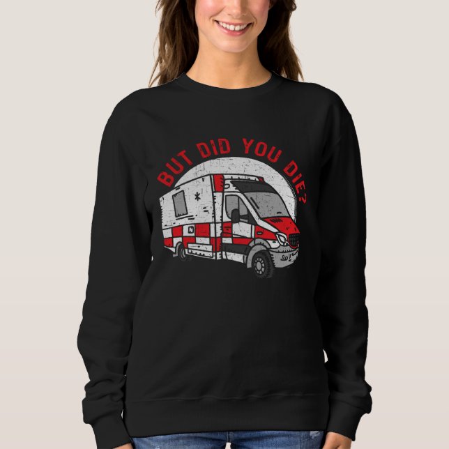 Sweatshirt Emergency Medical Technician Healthcare EMT Parame (Devant)