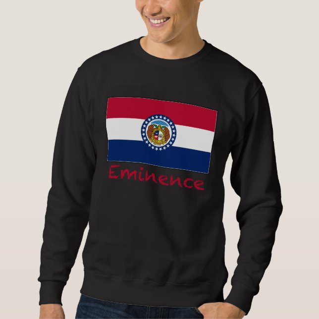 Sweatshirt Eminence Missouri USA Flag Souvenir (Devant)