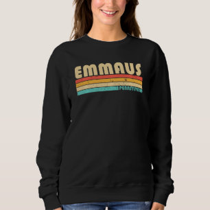 Sweatshirt Emmaus Pa Pennsylvania Funny City Accueil Racines