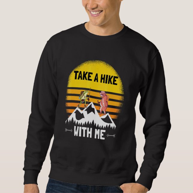 Sweatshirt Emmenez Une Randonnée Avec Moi Frog Bear Sunsetmou (Devant)